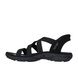 Skechers Walking Sandals - Black - 163460 REGGAE SLIP INS