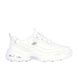 Skechers Trainers - White Silver - 11931 DLITES FRESH