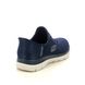 Skechers Trainers - Navy Silver - 150128 SLIP INS CLASSY