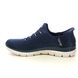 Skechers Trainers - Navy Silver - 150128 SLIP INS CLASSY