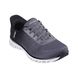 Skechers Trainers - Black Charcoal Grey - 104566 SLIP INS GLIDE