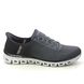 Skechers Trainers - Black Charcoal Grey - 104566 SLIP INS GLIDE