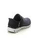 Skechers Trainers - Black Charcoal Grey - 104566 SLIP INS GLIDE