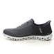 Skechers Trainers - Black Charcoal Grey - 104566 SLIP INS GLIDE