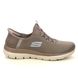 Skechers Trainers - Brown - 150254 SLIP INS SMOOTH