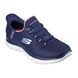 Skechers Trainers - Navy Pink - 150123W SLIP INS WIDE SUMMITS