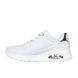 Skechers Trainers - White Silver - 155196 UNO