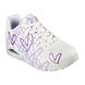 Skechers Trainers - White Light Purple - 155507 UNO GOLDCROWN