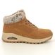 Skechers Hi Tops - CHESTNUT - 167433 UNO RUGGED SUEDE