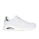 Skechers Trainers - White Silver - 155196 UNO