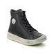 Softinos Hi Tops - Black leather - P900756/001 APPE AMY LACE