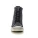 Softinos Hi Tops - Black leather - P900756/001 APPE AMY LACE