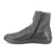 Softinos Ankle Boots - Black leather - P900550/000 BLER BECKY ZIP