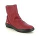 Softinos Ankle Boots - Red leather - P900550/002 BLER BECKY ZIP