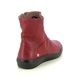 Softinos Ankle Boots - Red leather - P900550/002 BLER BECKY ZIP