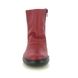 Softinos Ankle Boots - Red leather - P900550/002 BLER BECKY ZIP