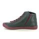 Softinos Lace Up Boots - Green - P900653/032 IBBI IVY CHUKKA