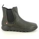 Softinos Chelsea Boots - Khaki Leather - P900765/002 WHAD WAVEY