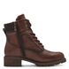 Tamaris Lace Up Boots - Dark Tan - 2626643311 ABI BARON TEX