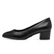 Tamaris Court Shoes - Black leather - 2230642003 ROSE BLOCK 45