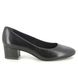 Tamaris Court Shoes - Black leather - 2230642003 ROSE BLOCK 45