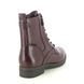 Tamaris Lace Up Boots - Wine - 2510741537 SHAEPEECH ZIP