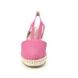 Tamaris Espadrilles - Raspberry pink - 29603/20/505 TREMP  WEDGE