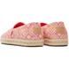 Toms Comfort Slip On Shoes - Pink - 10020707 Alpargata Rope 2.0