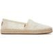 Toms Comfort Slip On Shoes - Natural - 10020685 Alpargata Rope 2.0