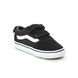 Vans Toddler Boys Trainers - Black - VN0A4BTFIJU1 WARD INFANT VEL