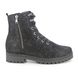 Waldlaufer Lace Up Boots - Black fabric - 338813/111299 HANAKO H FIT