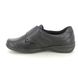 Waldlaufer Comfort Slip On Shoes - Black leather - M54306/301001 MILLU VEL M FIT