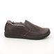 Walk in the City Slippers - Brown nubuck - 2307P/37661 NOBLEY FUR