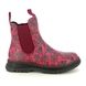 Westland Chelsea Boots - Red floral - 769525/989381 PEYTON 05 TEX