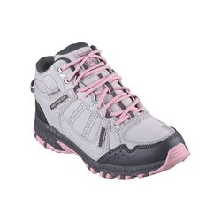 Skechers Walking Boots - Grey Pink - 180021 HILLCREST TEX