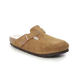 Birkenstock Slippers - Tan - 1001141/10 BOSTON FUR SHEEPSKIN