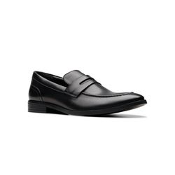 Clarks Smart Shoes - Black leather - 784927G BRANDON STEP