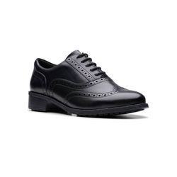 Clarks Brogues - Black leather - 787095E HAVISHAM OAK