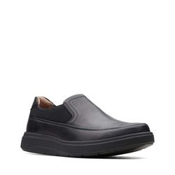 Clarks Slip-on Shoes - Black leather - 370767G UN ABODE GO