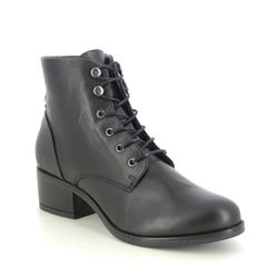 Creator Heeled Boots - Black leather - IB2244/31 JUANOLA LACE