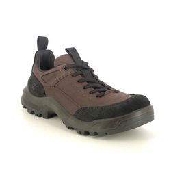 ECCO Walking Shoes - Brown leather - 822354/59325 OFFROAD LO GTX