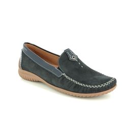 gabor california wide fit moccasins navy