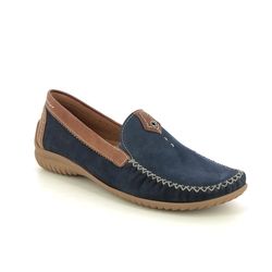 Gabor Loafers - Navy Tan - 26.090.46 CALIFORNIA