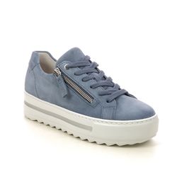 Gabor Trainers - Blue Suede - 46.498.26 HEATHER