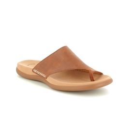 gabor lanzarote ladies leather toe post sandals