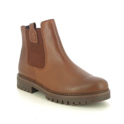 Gabor Chelsea Boots - Tan Leather - 52.720.53 LIQUER WIDE