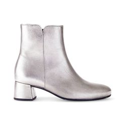 Gabor Heeled Boots - Silver Leather - 55.680.60 ABBEY