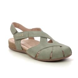 Hotter Closed Toe Sandals - Sage green - 2052/90 CATSKILL 2 STD