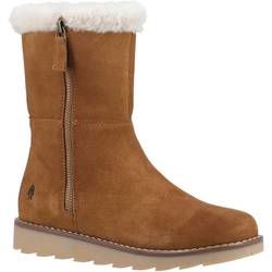 Hush Puppies Mid Calf Boots - Tan - HP-39633-73990 Mary