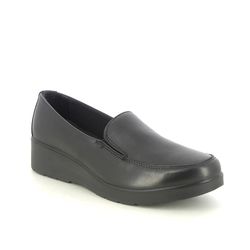 IMAC Comfort Slip On Shoes - Black leather - 5450/1400011 AMALIA GEORGIA